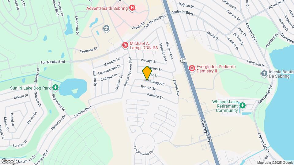 4107 Santiago St Map and Location Details