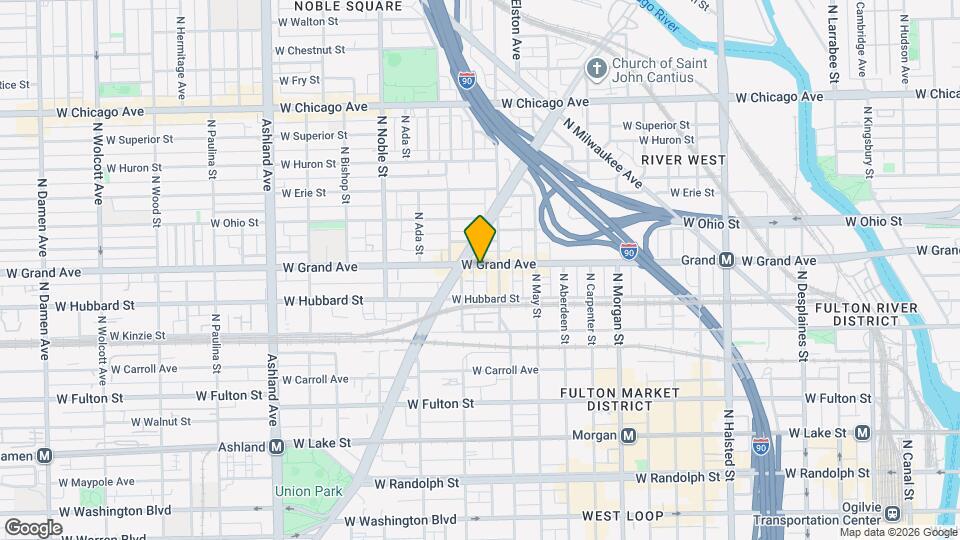 1217 W Grand Ave Mapa y Detalles de la Ubicación