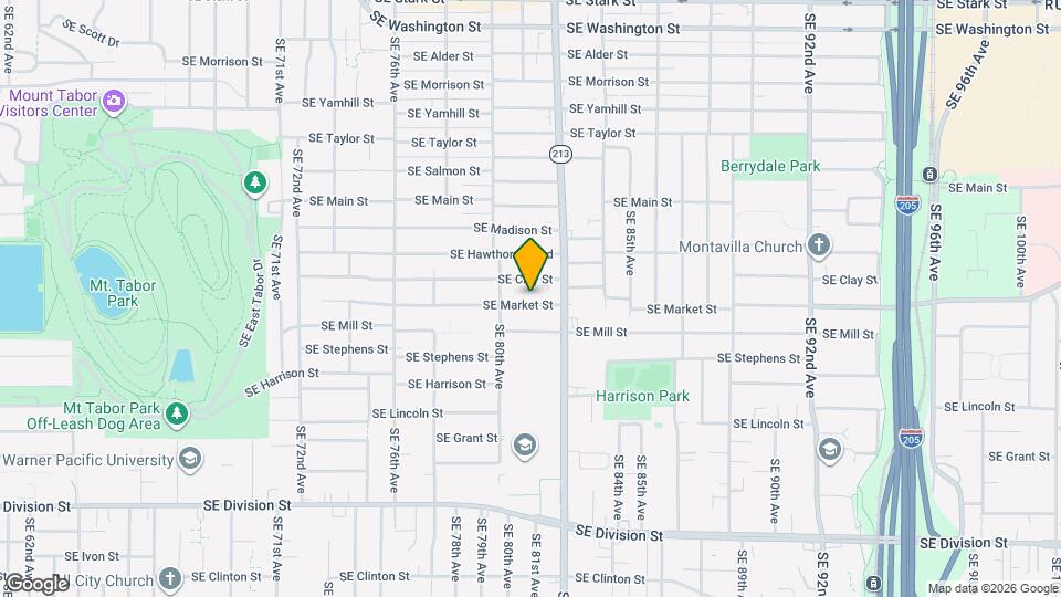 8055 SE Market St Mapa y Detalles de la Ubicación