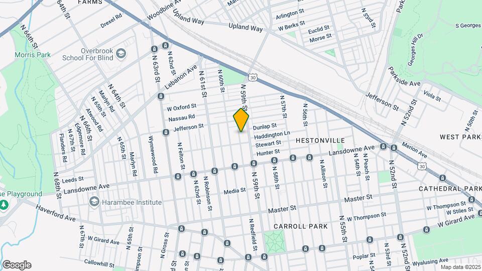 1719 N Redfield St Map and Location Details
