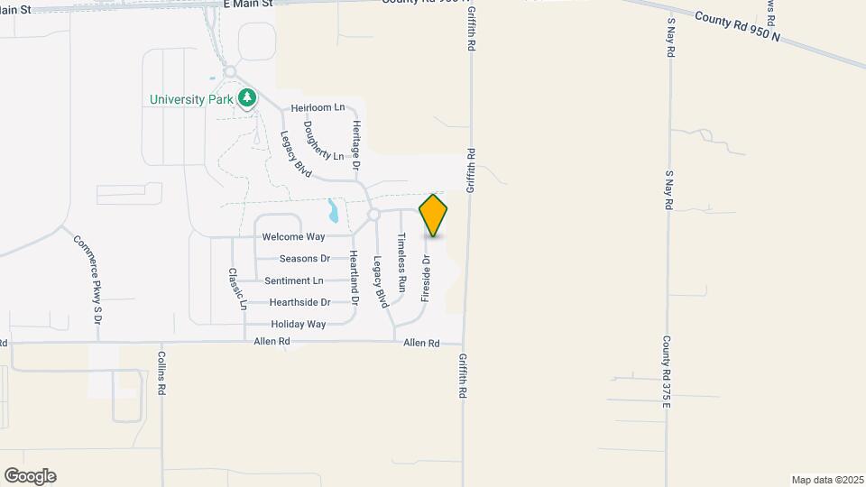 645 Fireside Dr Map and Location Details