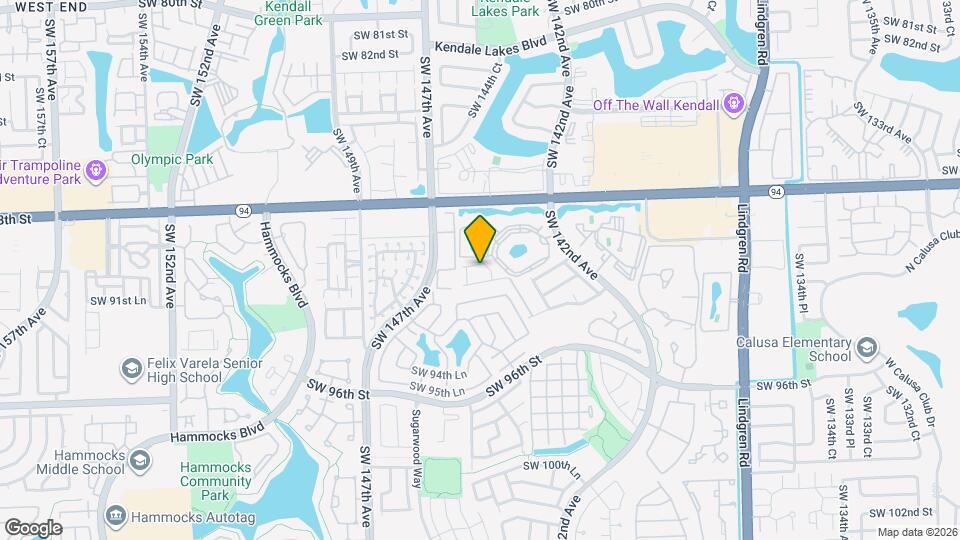 14340 SW 90th St Map and Location Details