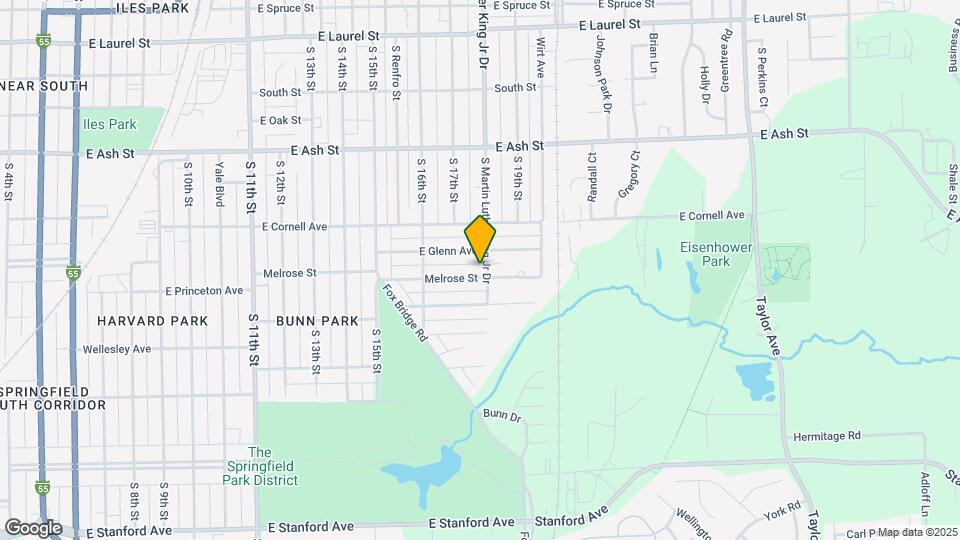 1731 Melrose St Map and Location Details