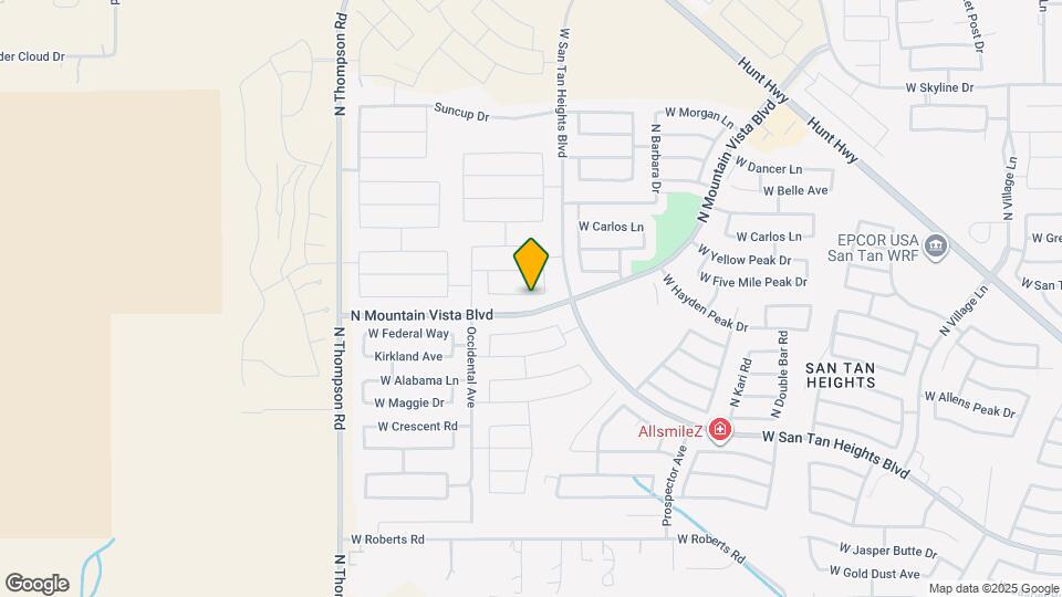 4521 W Saddlebush Way Map and Location Details