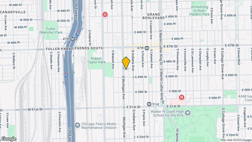 4837-4839 S Michigan Ave Mapa y Detalles de la Ubicación