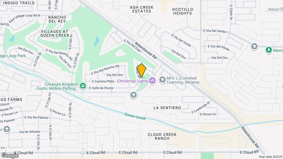 22193 E Calle de Flores Map and Location Details