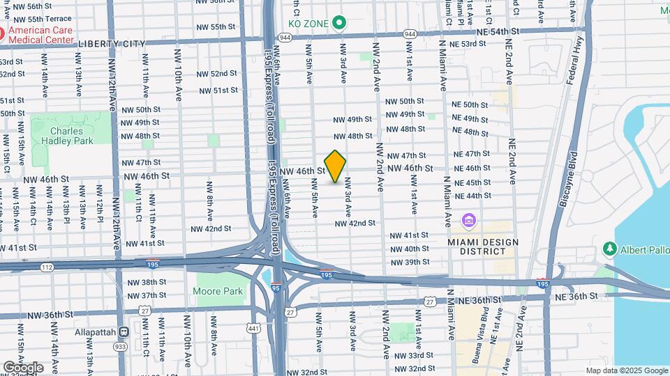 340 NW 45th St Map and Location Details