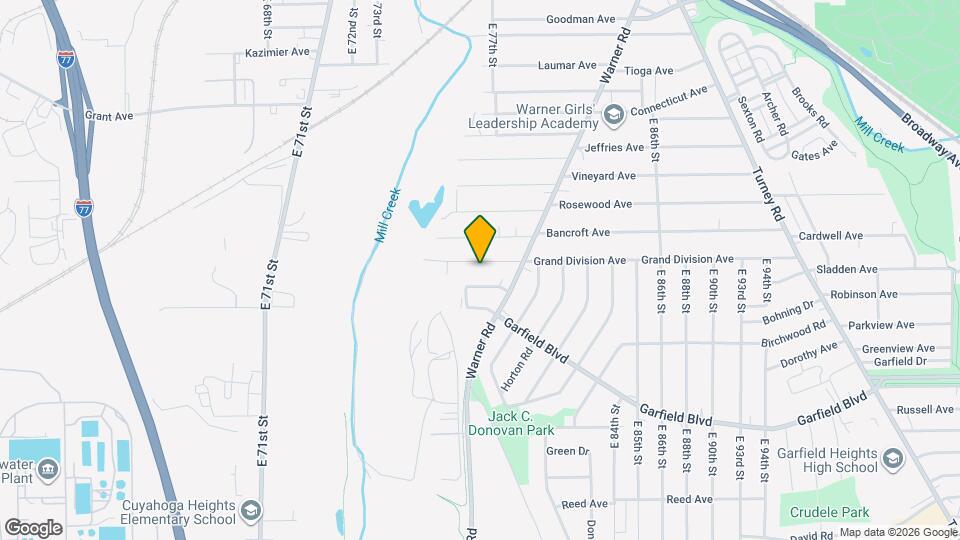 7618 Grand Division Ave Map and Location Details