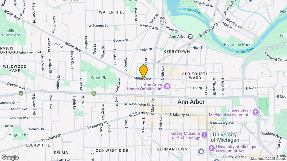 221 N Ashley St Map and Location Details