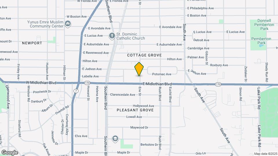 3730 Erie St Map and Location Details