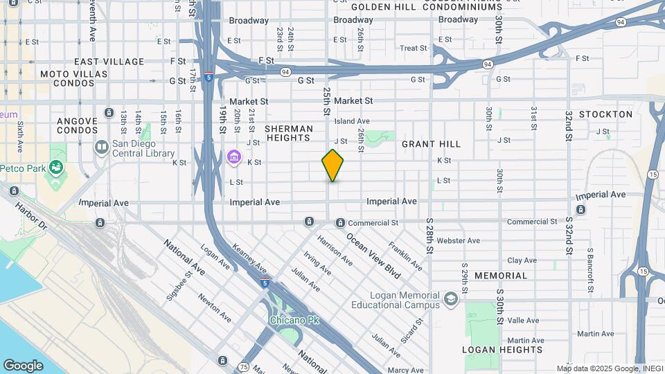 137 25th St Map and Location Details