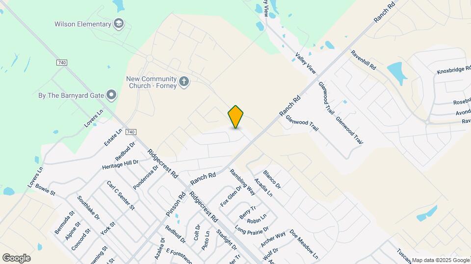 1107 Longhorn Ln Map and Location Details