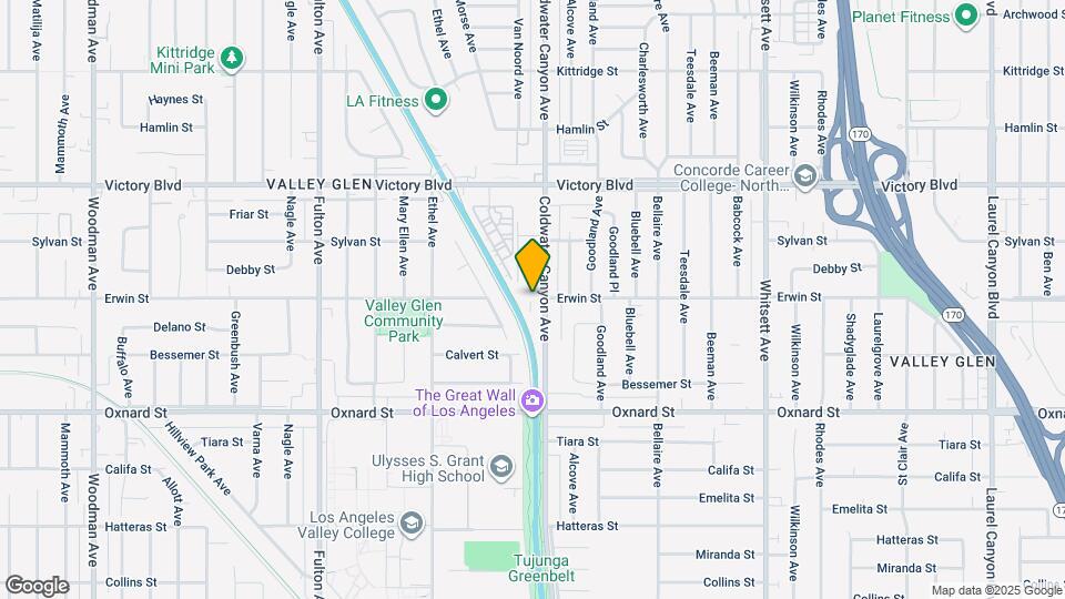 6165 Coldwater Canyon Ave Map and Location Details