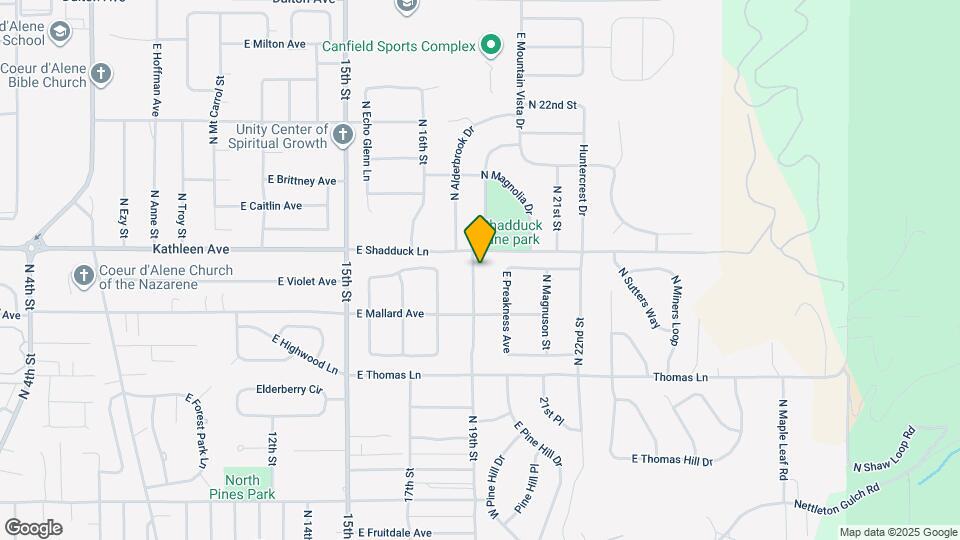 3954 N 19th St Map and Location Details