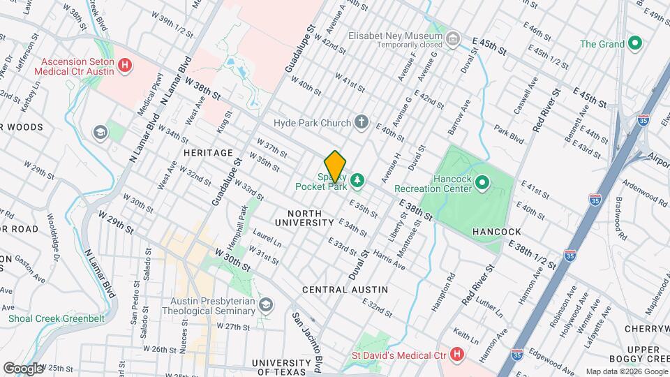 106 E 35th St Map and Location Details