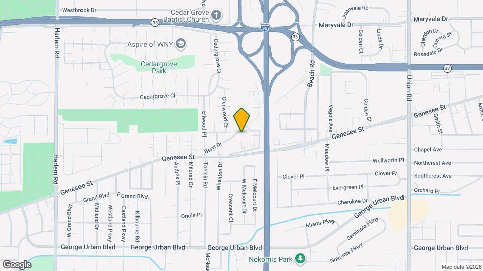 125 Beryl Dr Map and Location Details