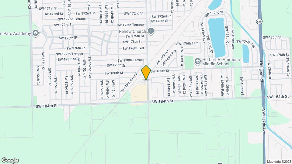 18109 SW 147th Ct Map and Location Details