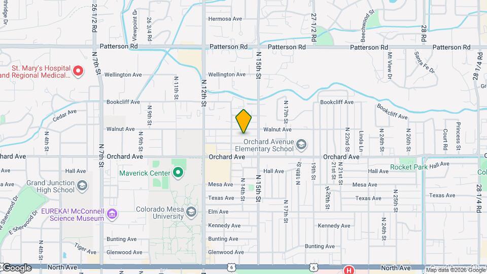 1392 Pinyon Ave Map and Location Details