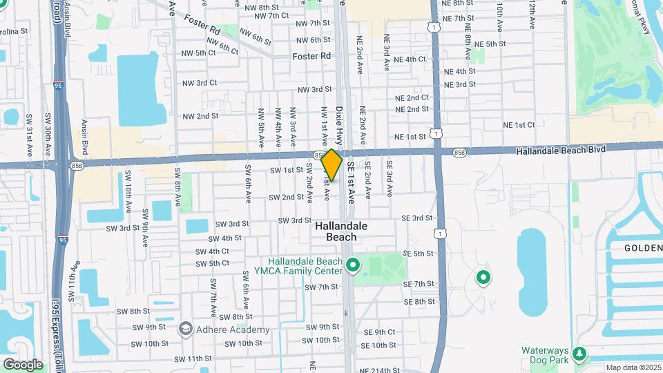 125 SW 1st Ave Map and Location Details