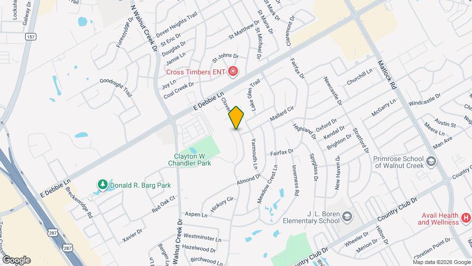 1803 Clover Hill Rd Map and Location Details