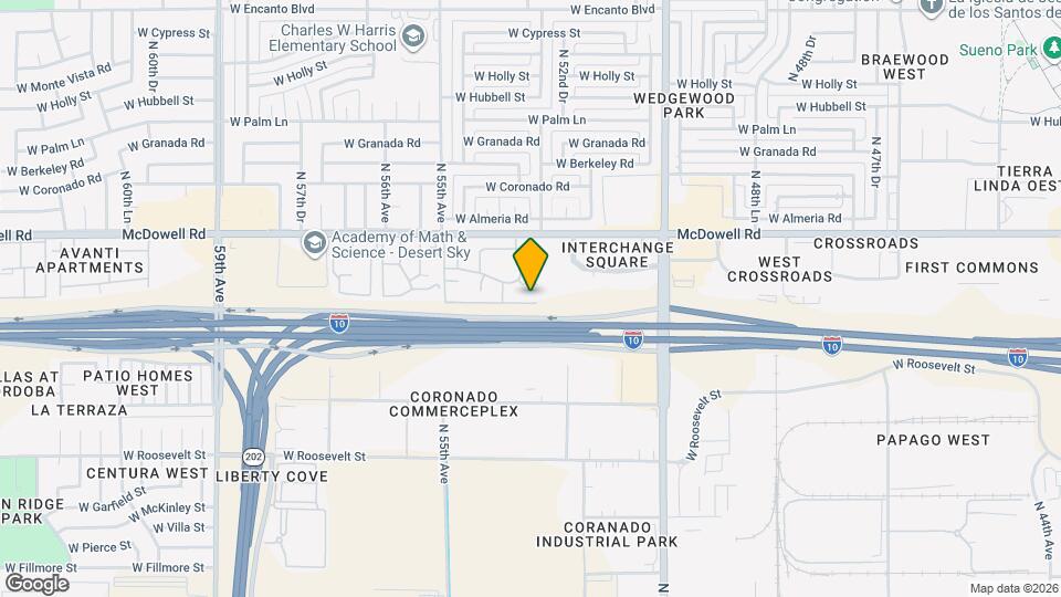 5228 W Belleview St Map and Location Details