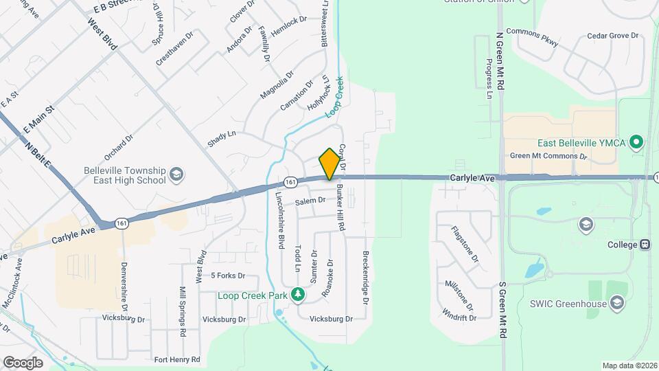 1400 Sangamon Dr Map and Location Details