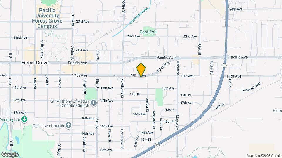 2820 19th Ave Map and Location Details