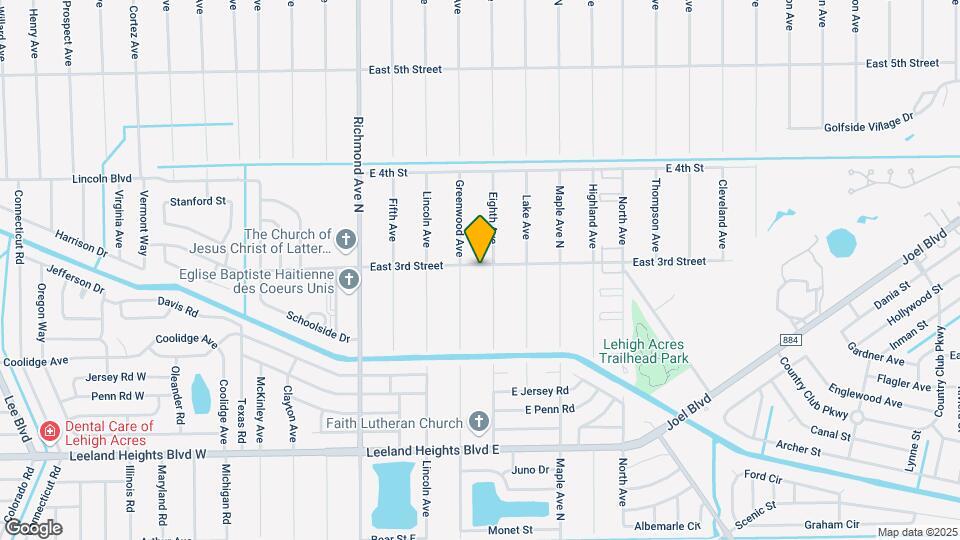 704 E 3rd St Map and Location Details