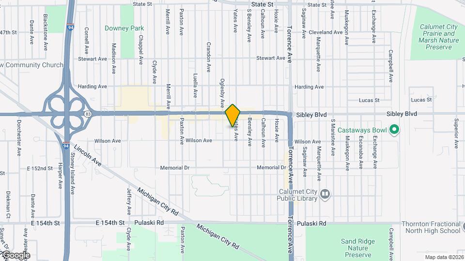 512 Yates Ave Map and Location Details