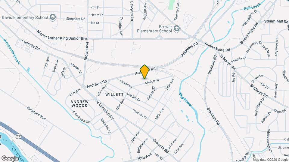 423 Mellon St Map and Location Details