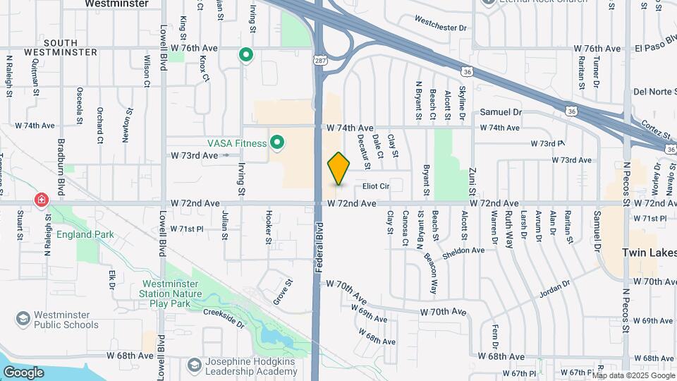 2950 Eliot Cir Map and Location Details