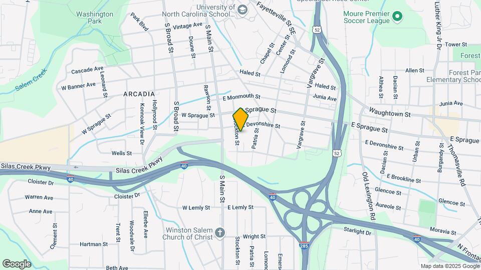 2415 Stockton St Map and Location Details