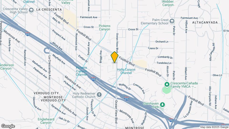 4431 Ocean View Blvd Map and Location Details