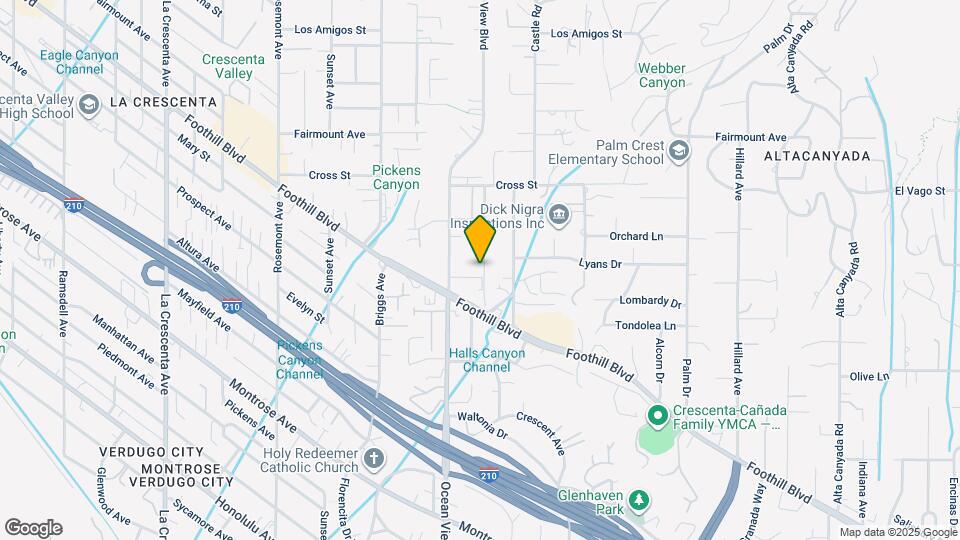 4543 Rockland Pl Map and Location Details