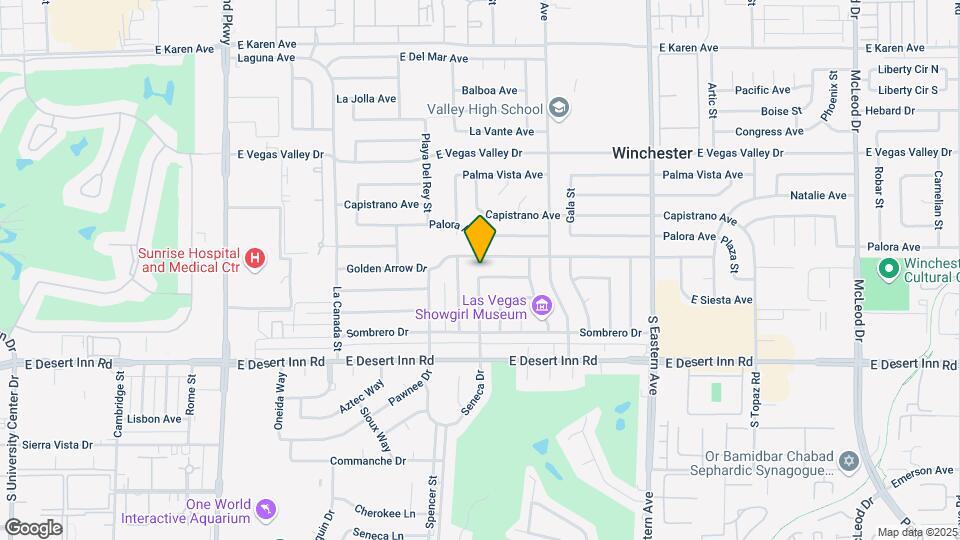 1880 Caballero Way Map and Location Details