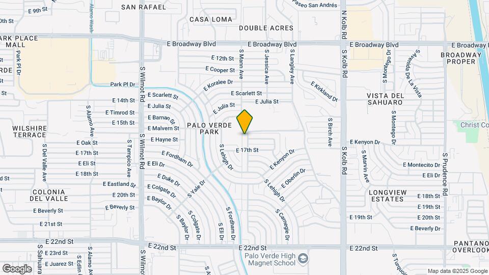 518 S Mann Ave Map and Location Details