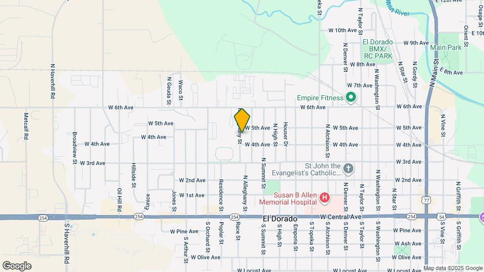 510 N Alleghany St Map and Location Details