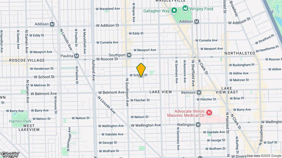 3244 N Lakewood Ave, Unit G Map and Location Details