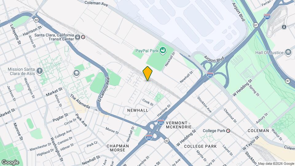 1319 De Altura Common Mapa y Detalles de la Ubicación