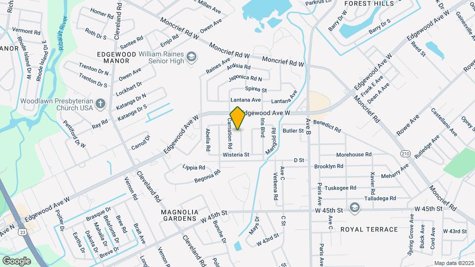 5830 Geranium Rd Map and Location Details