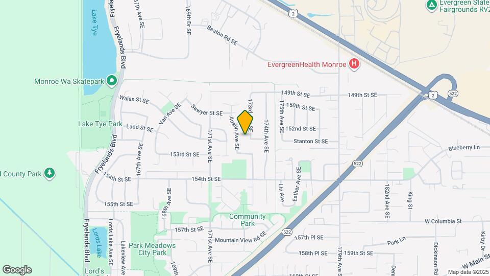 15196 173rd Ave SE Map and Location Details