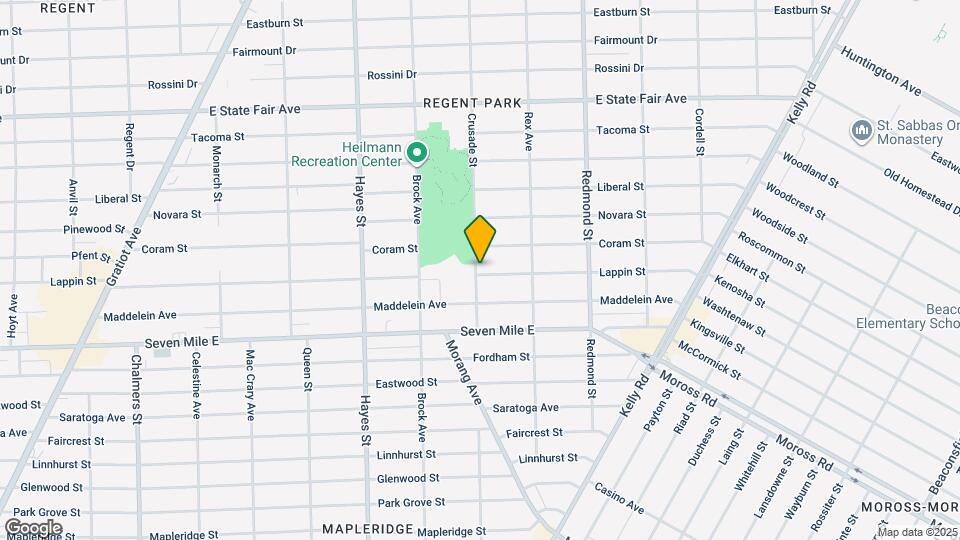 15603 Lappin St Map and Location Details