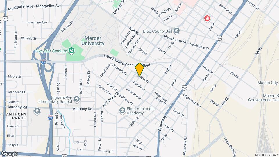 1626 Telfair St Ln Map and Location Details