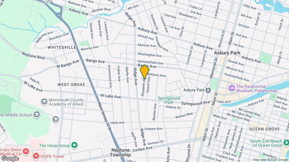 204 Elizabeth Ave Map and Location Details