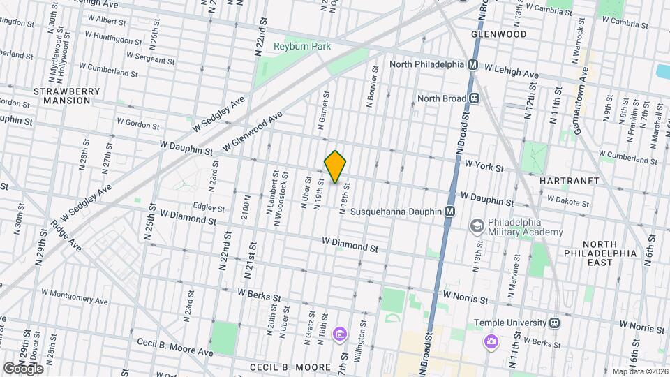 2242 N Cleveland St Map and Location Details