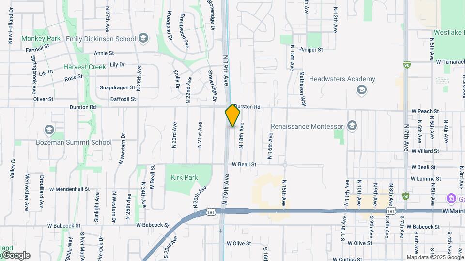 416 N 19th Ave Map and Location Details
