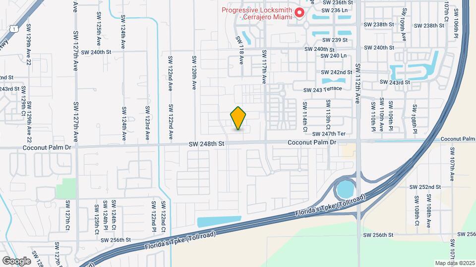 11879 SW 247th Ter Map and Location Details