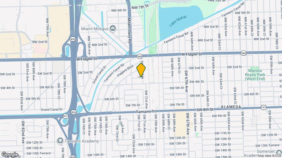 300 SW 71st Ave Map and Location Details