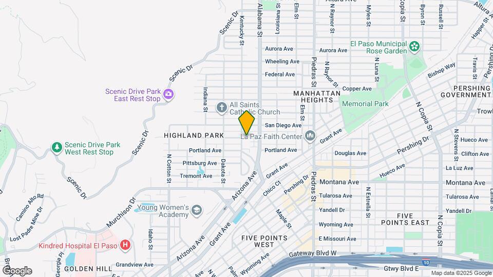 2520 San Jose Ave Map and Location Details