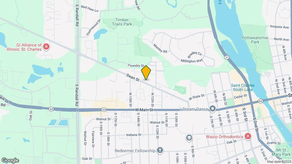 1224 Dean St Map and Location Details